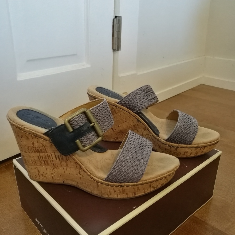 Born Platform Wedge Sandals